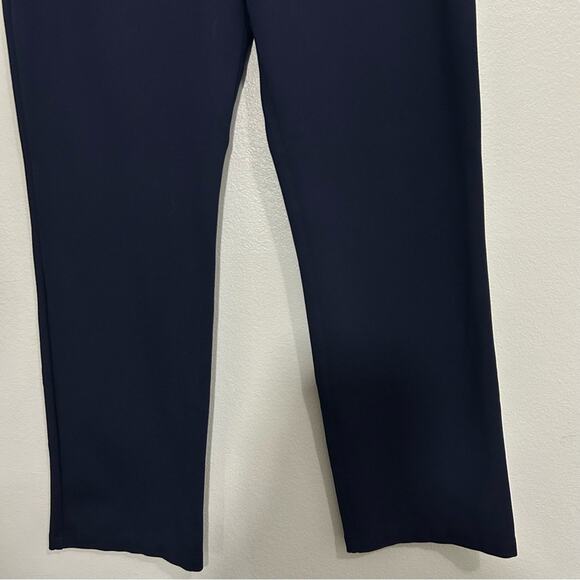 BetaBrand Straight-Leg Classic Dress Pant Yoga Pants Navy Blue Size XL Petite - Picture 10 of 15